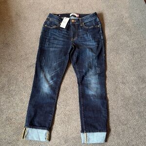 CAbi High Straight Jeans NWT SIZE 4